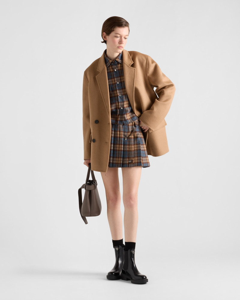 Prada Checked wool twill shirt outlook
