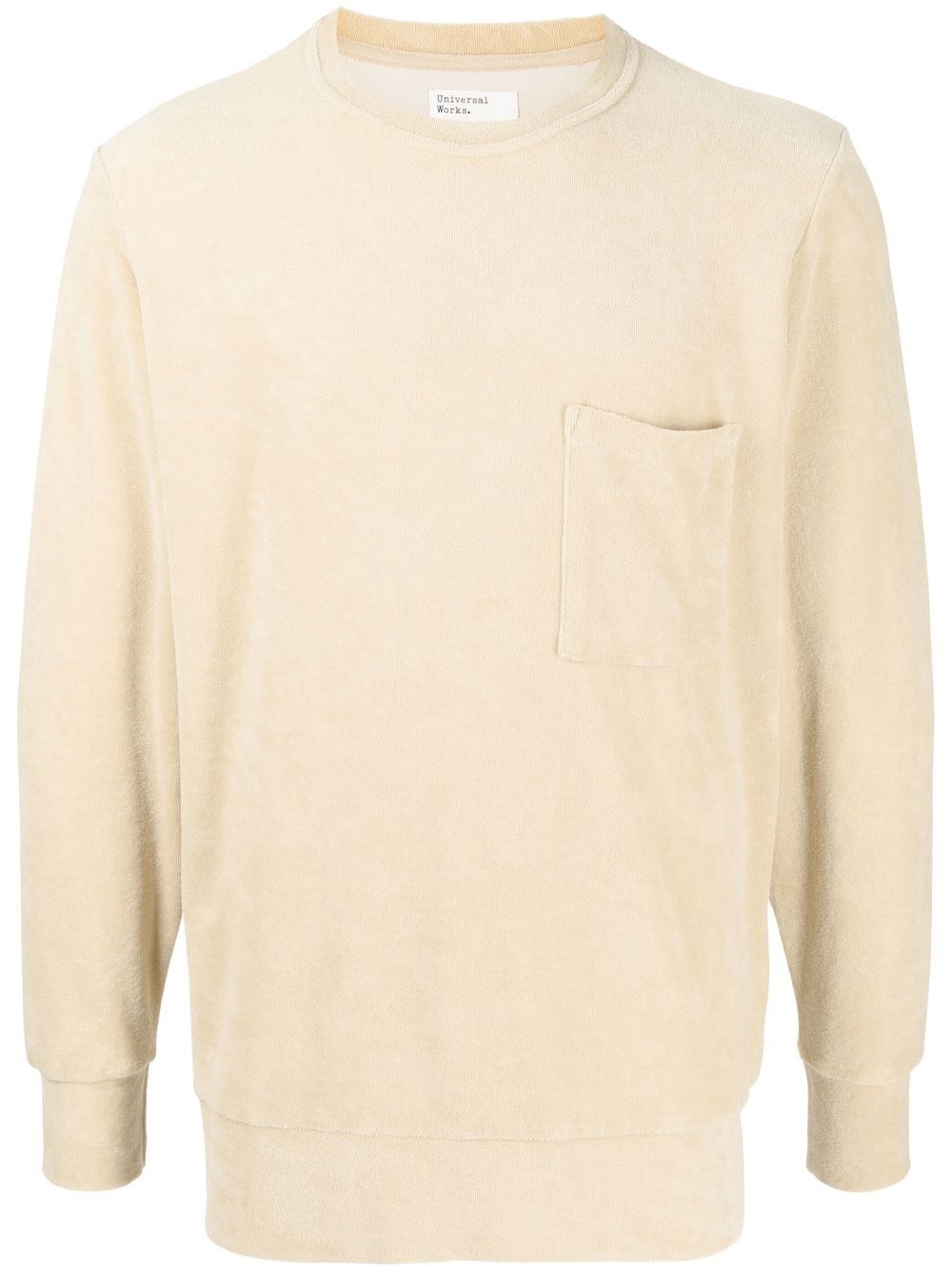 terry-effect sweatshirt - 1