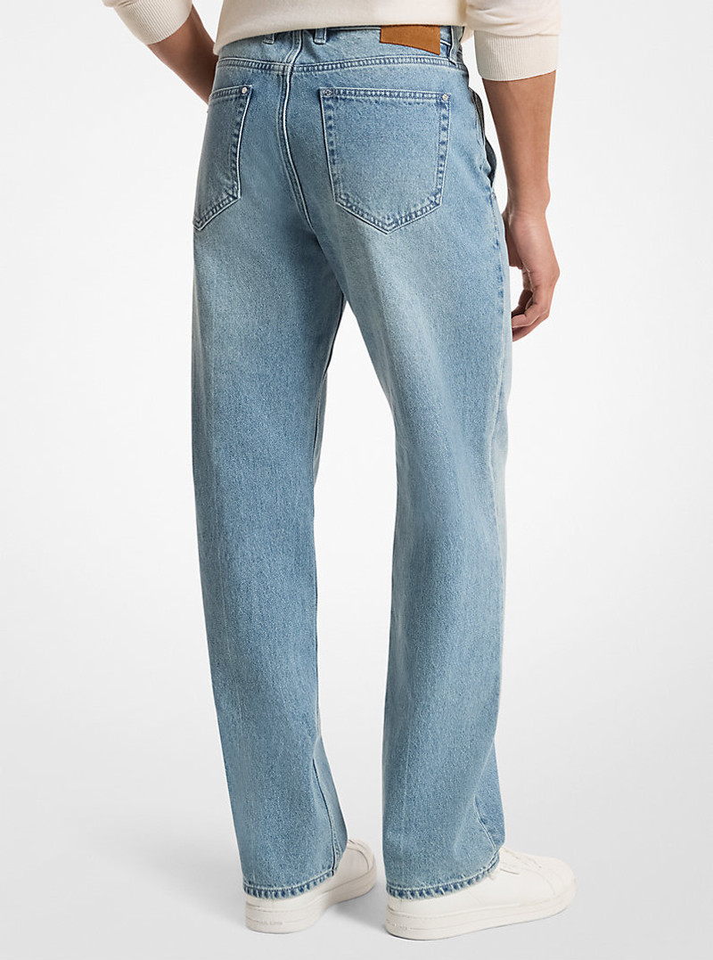 MICHAEL KORS Finn Straight-Fit Stretch Denim Jeans outlook
