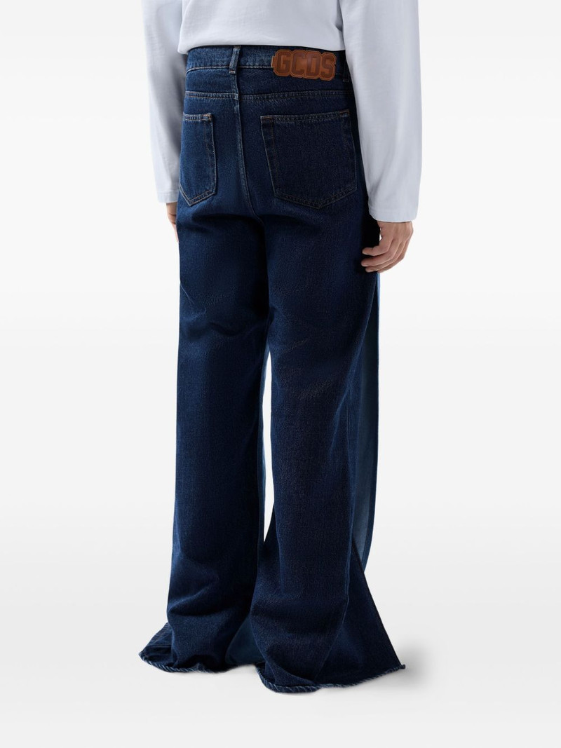 split-hem panelled denim 5