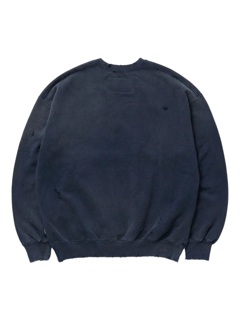 NEIGHBORHOOD distressed-effect sweatshirt outlook