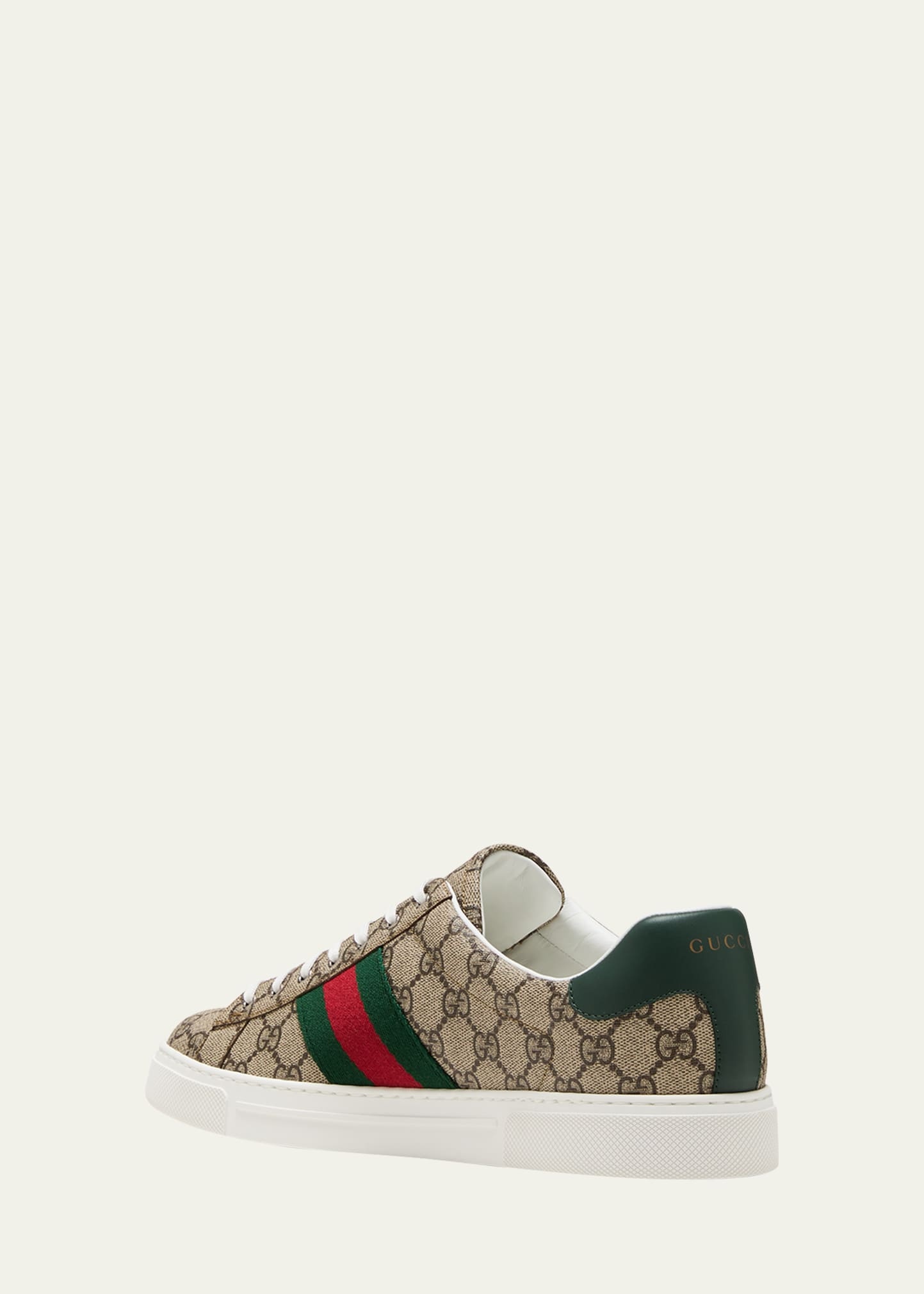 Men's Gucci Ace Low-Top Sneakers with Web - 2