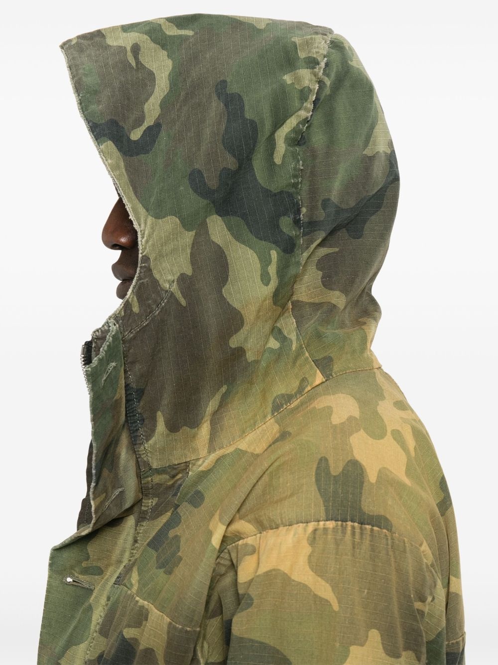 camouflage-pattern cropped jacket - 5