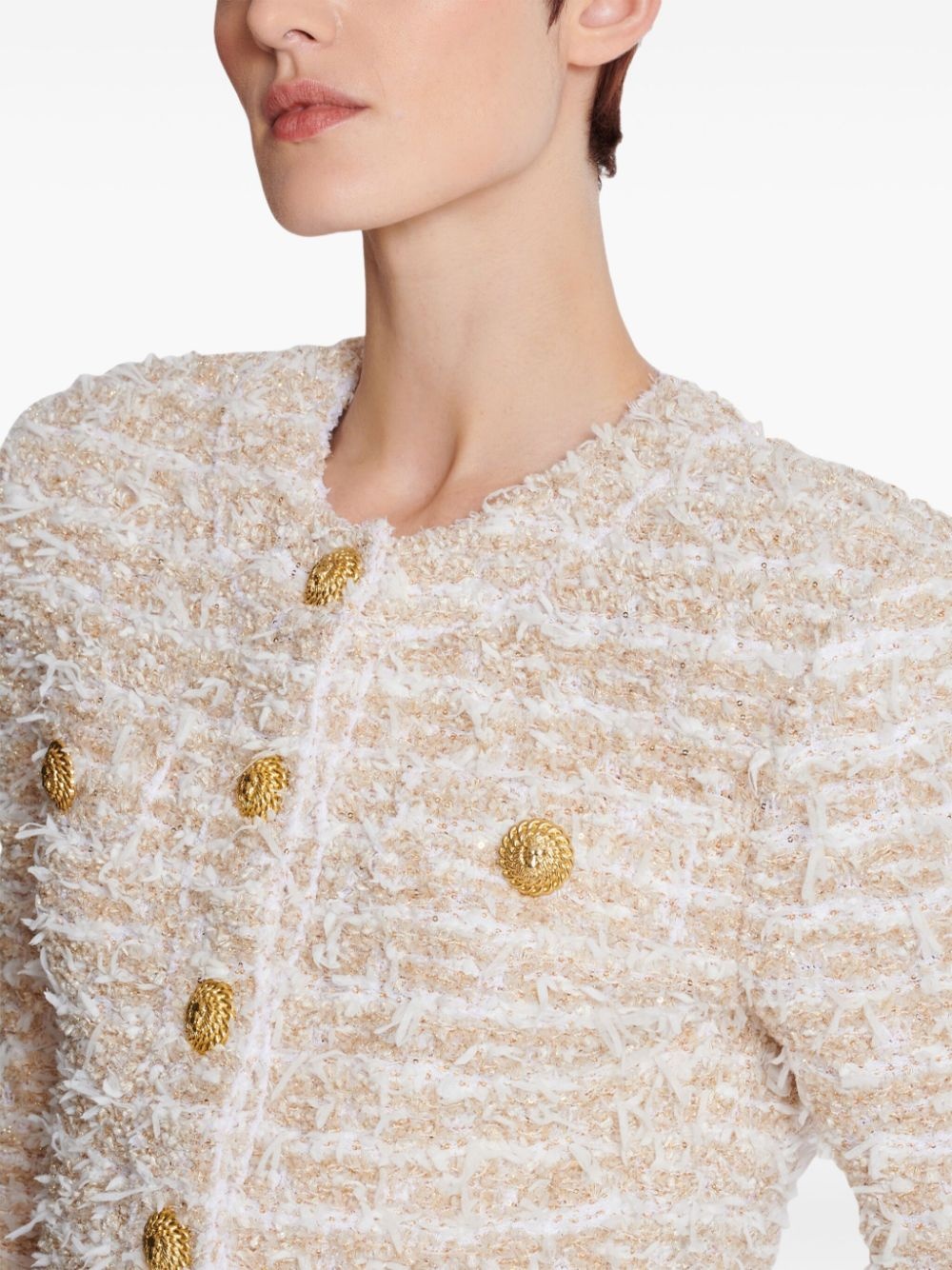 Balmain Women Cropped Jacket - 7
