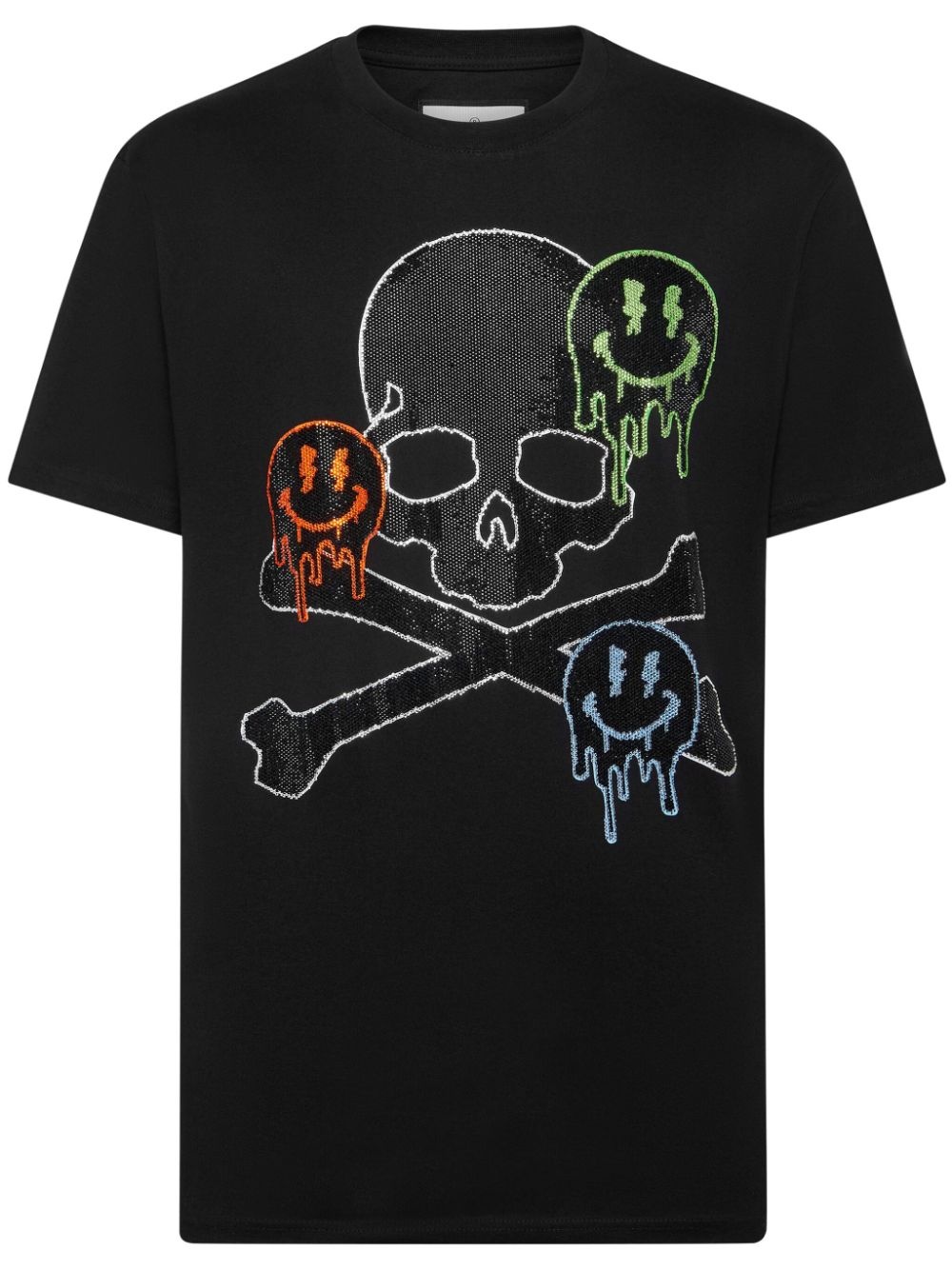 skull-print cotton T-shirt - 1