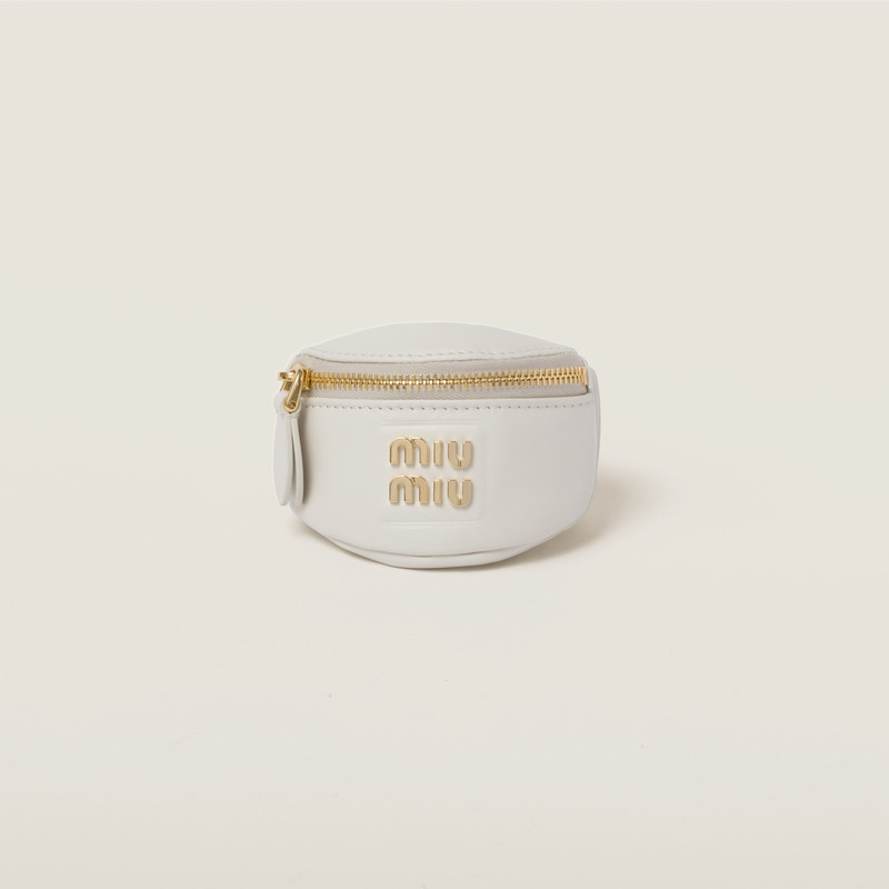 Bracelet with leather mini-pouch 1