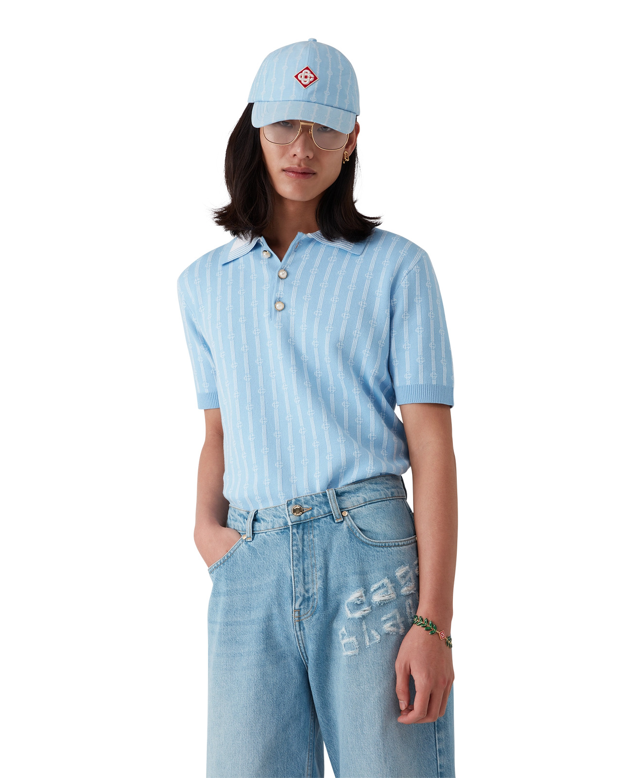 Monogram Polo Shirt | Casablanca Paris - 4
