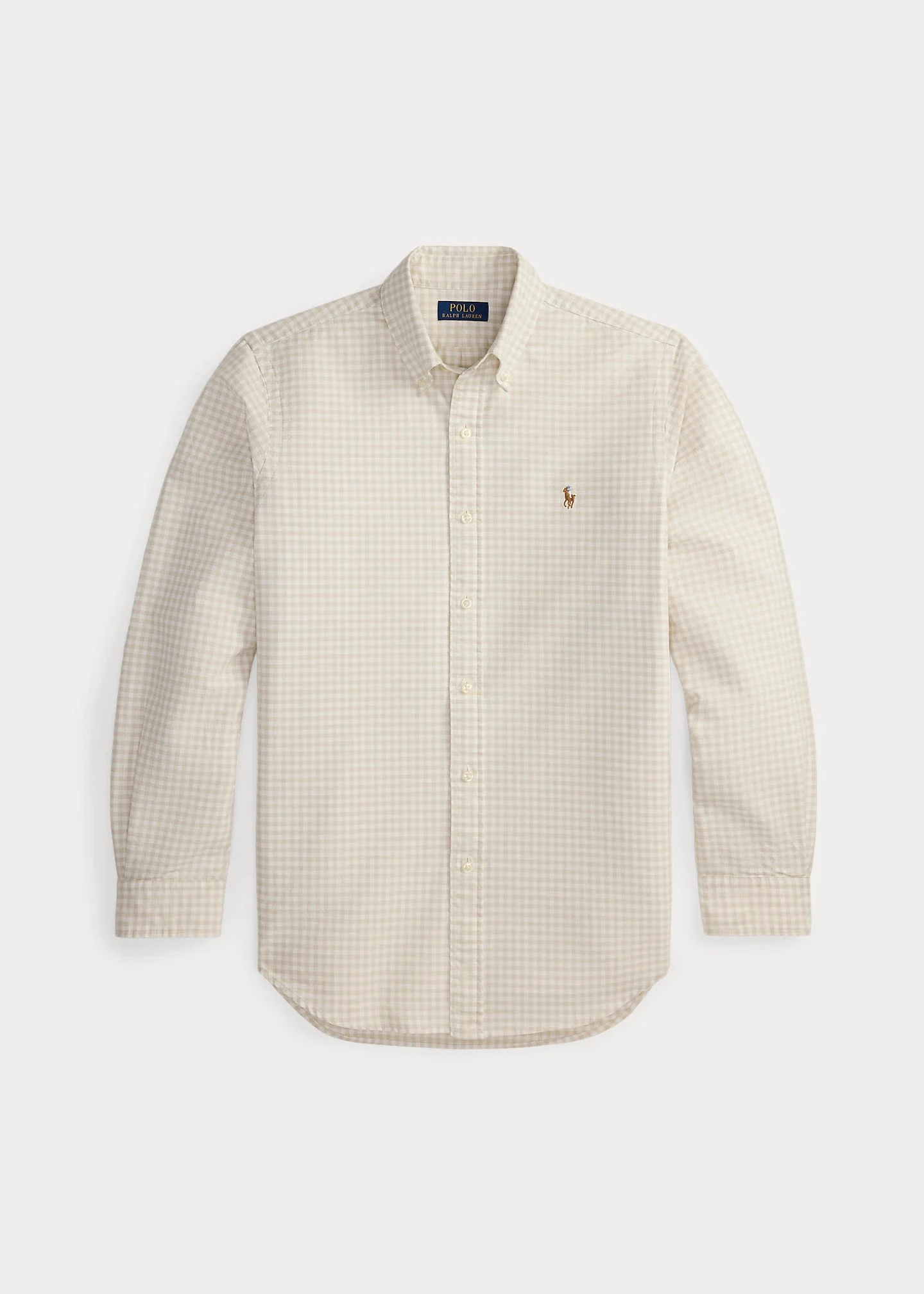 Classic Fit Gingham Oxford Shirt - 1