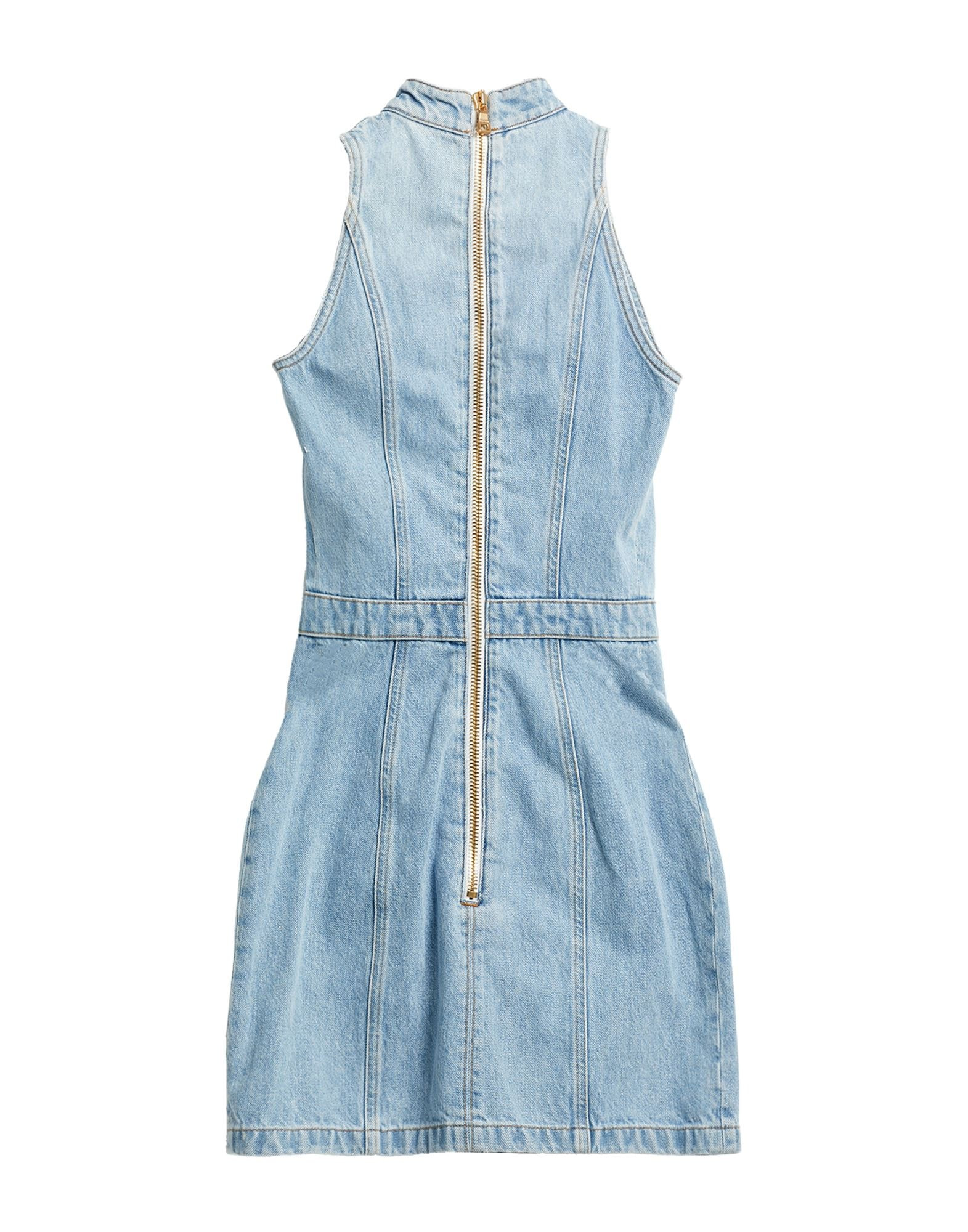 Blue Women's Denim Dress - 2