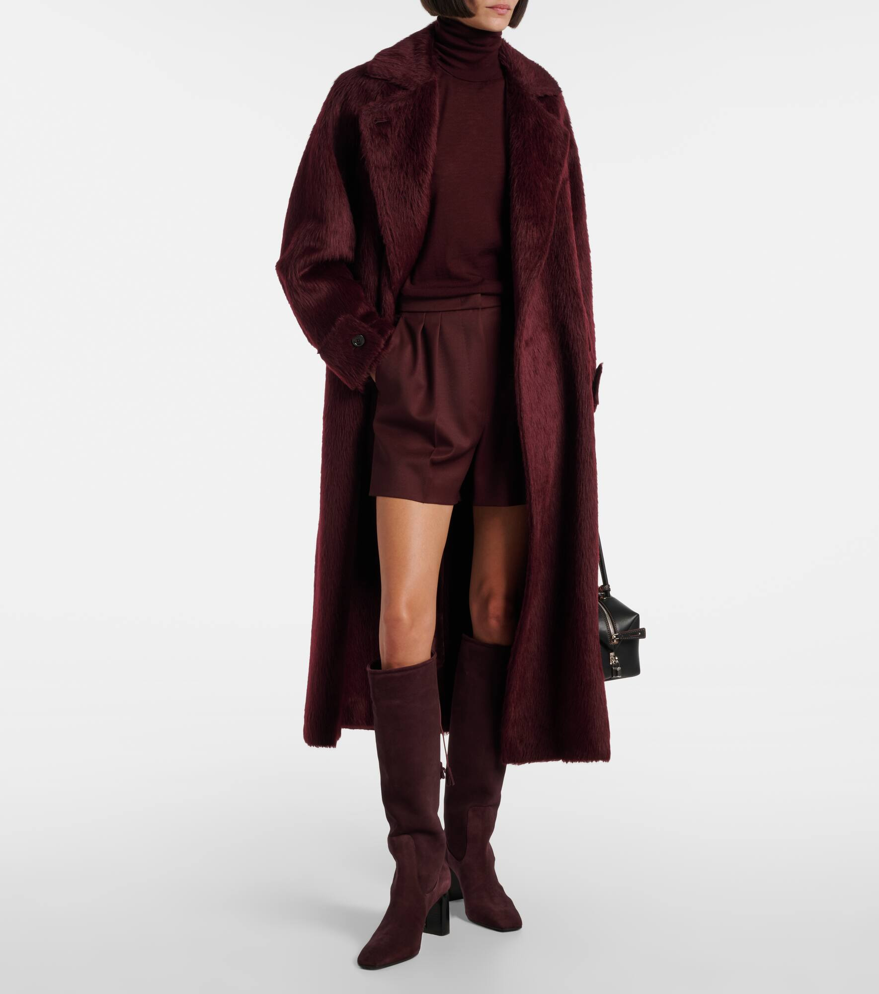 Ozieri high-rise virgin wool shorts - 2
