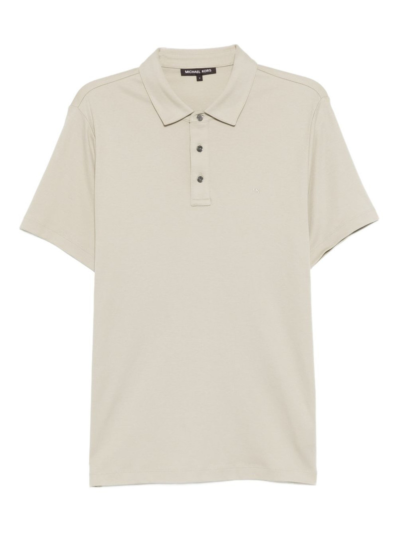 logo-embroidered polo shirt 1