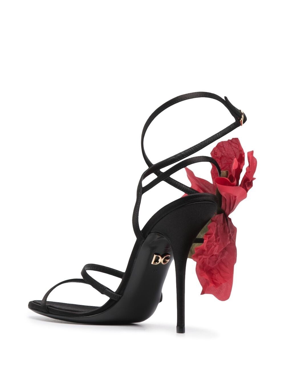 110mm floral-appliqué sandals - 3