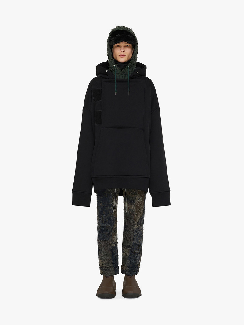 Givenchy OVERSIZED HOODIE WITH GRAPHIC VELCROS outlook