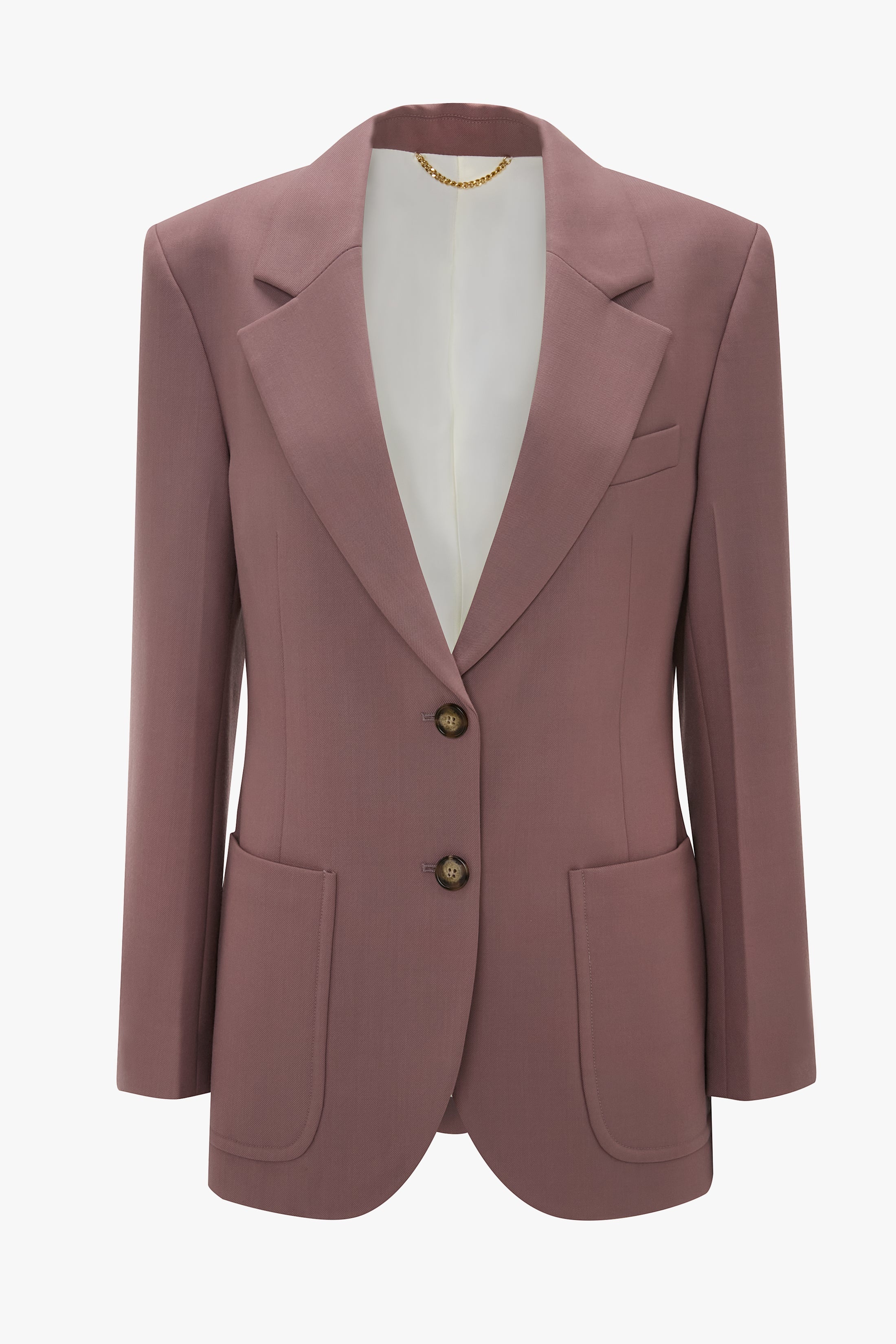 Patch Pocket Jacket In Mauve - 1