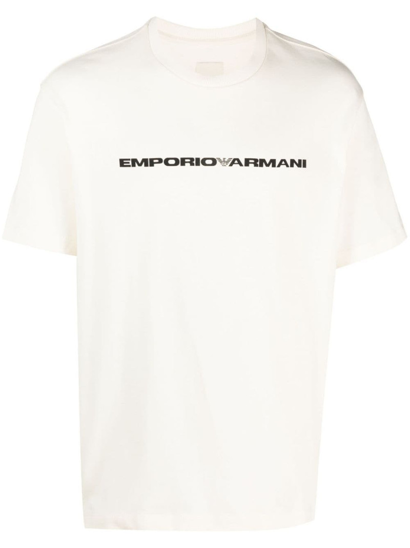 logo-print cotton T-shirt 1