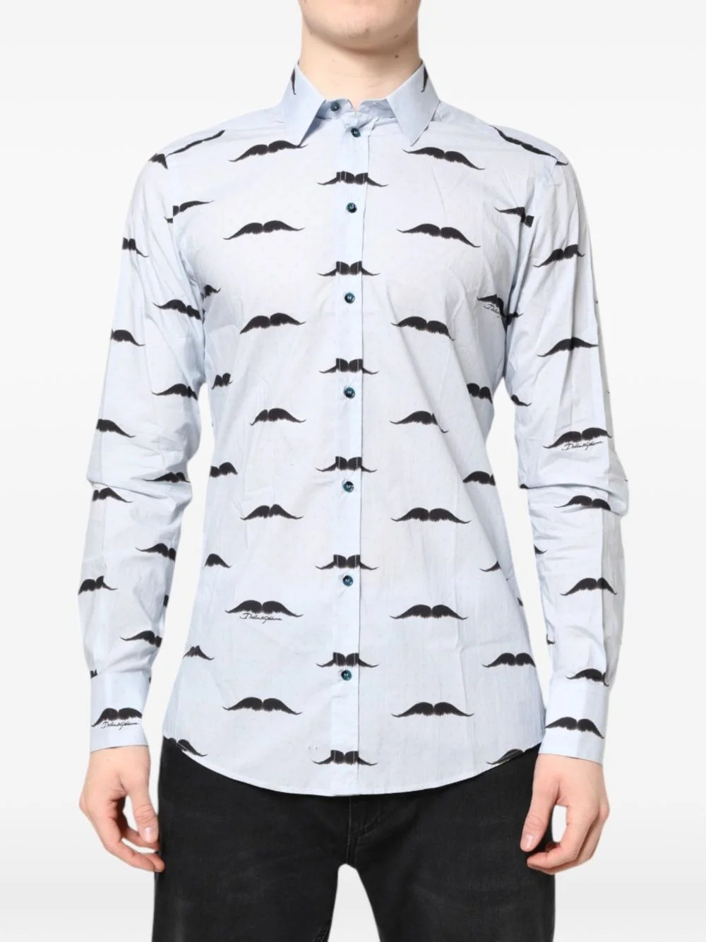 Martini moustache-print shirt - 1
