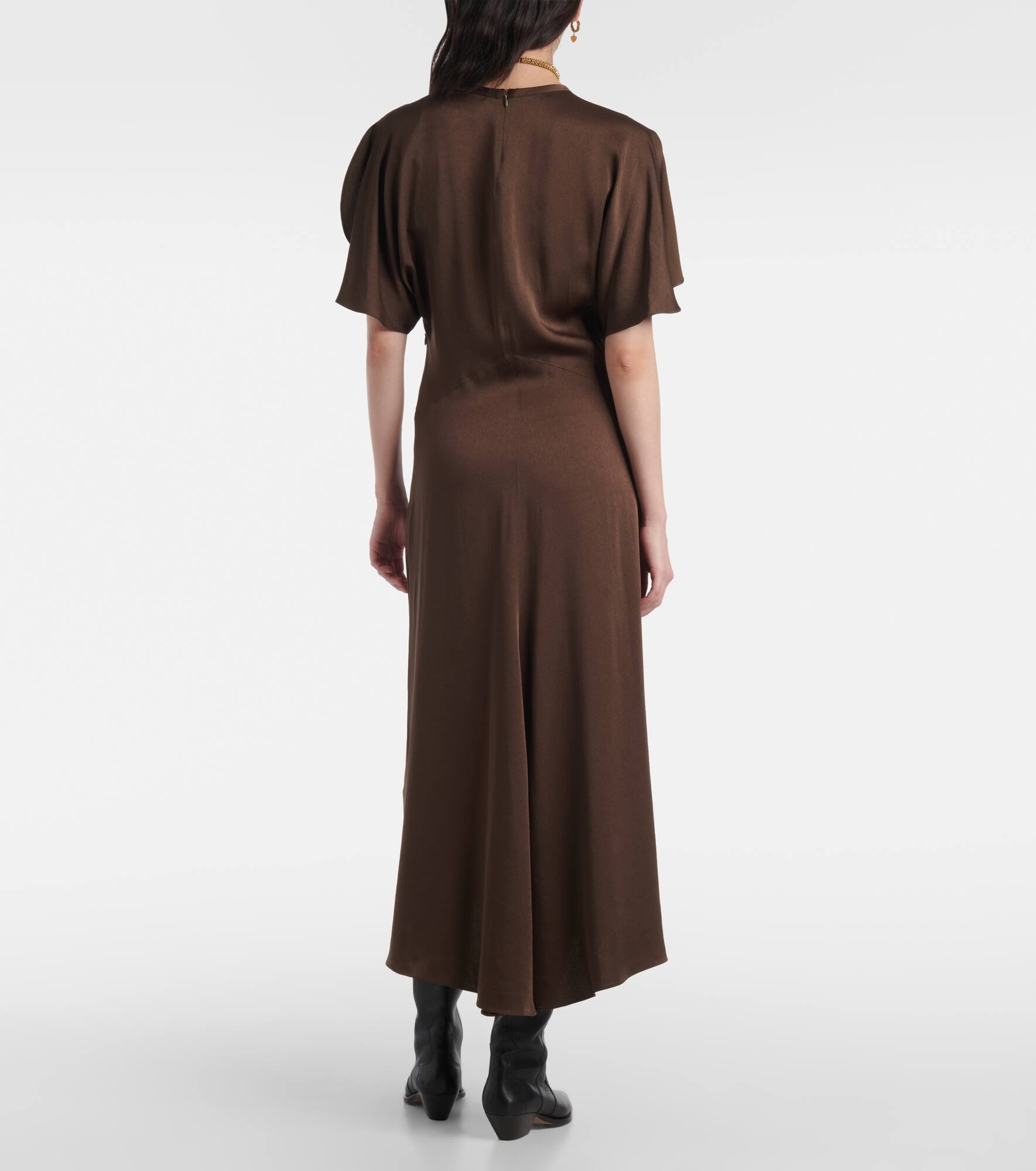 Keany satin midi dress - 3