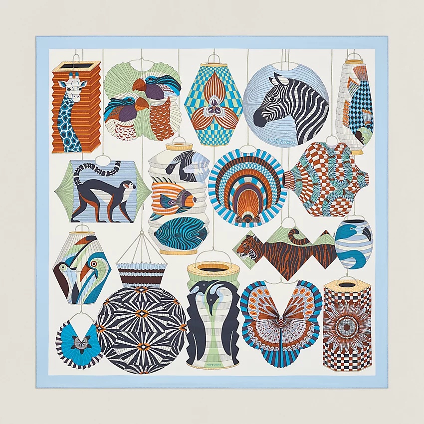 Lanternes, Ballons et Cocardes scarf 90 - 1