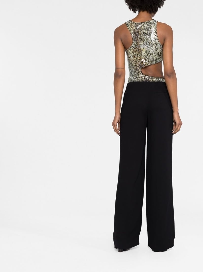 straight-leg wool trousers - 7