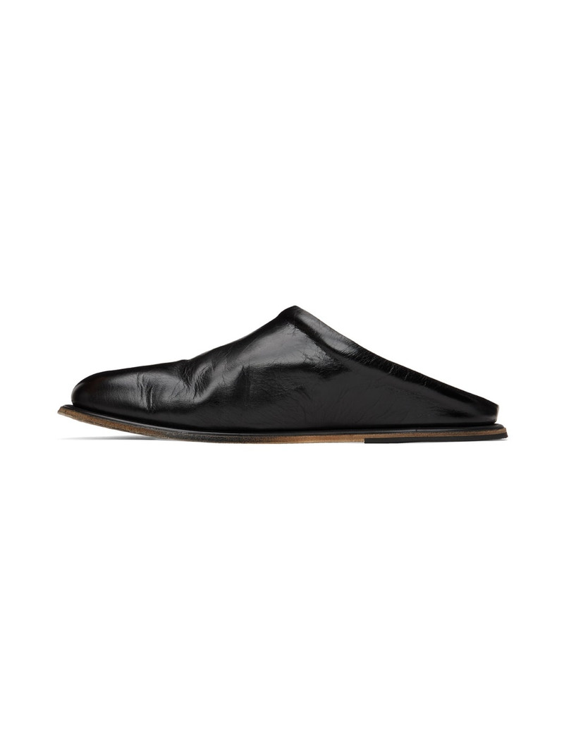 Marsèll round-toe leather mules outlook