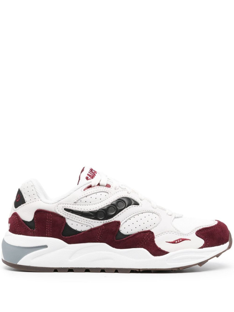 Grid Shadow 2 suede sneakers - 1