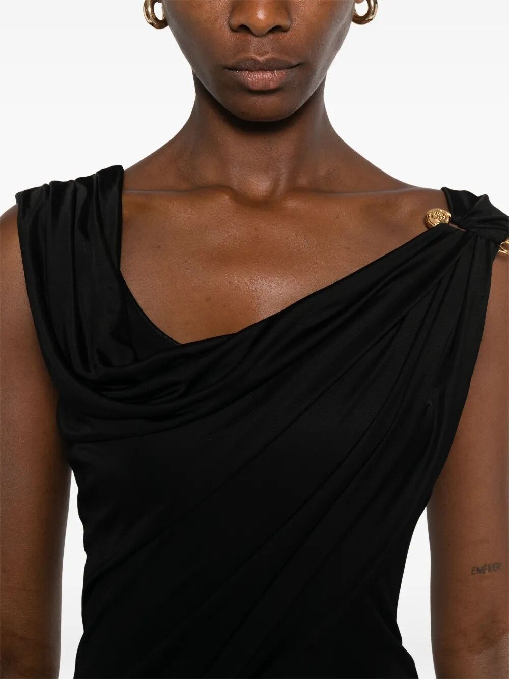 Gown `Responsible` Vicose Liquid Jersey - 4