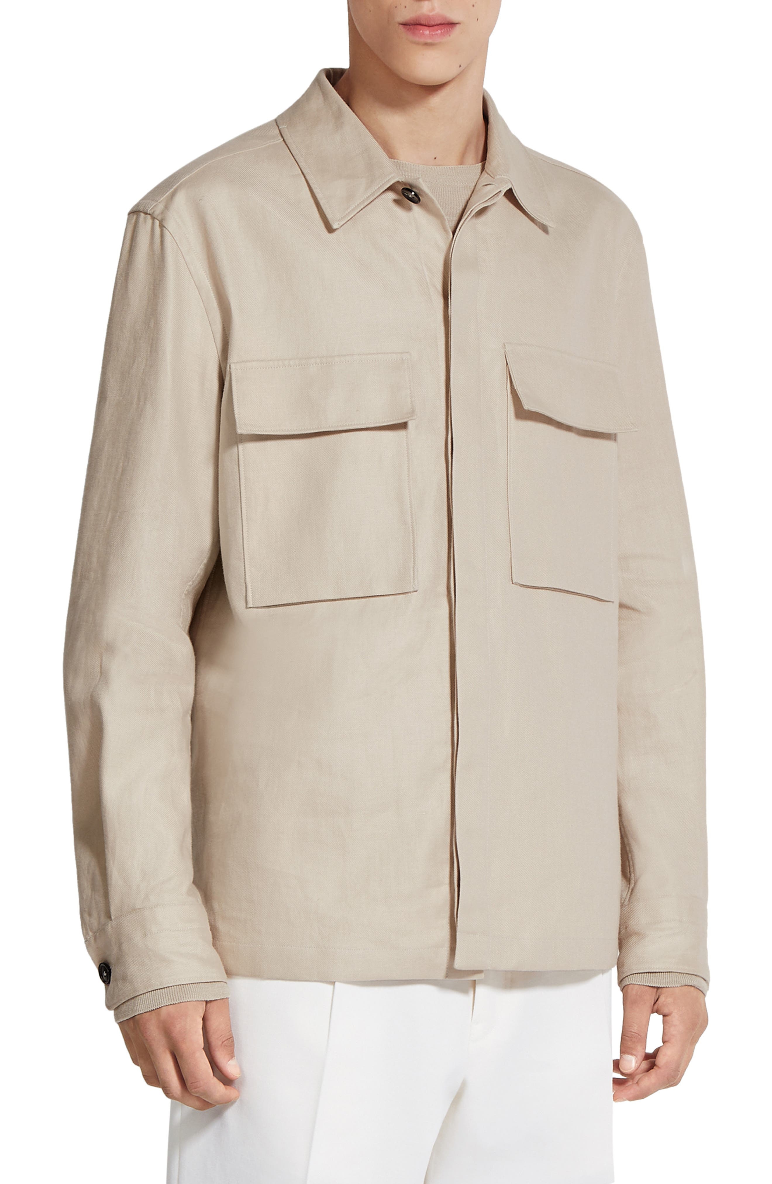 Oasi Linen Twill Overshirt - 1
