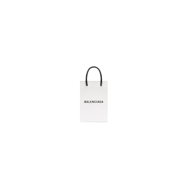 Mini Shopping Bag in White - 1