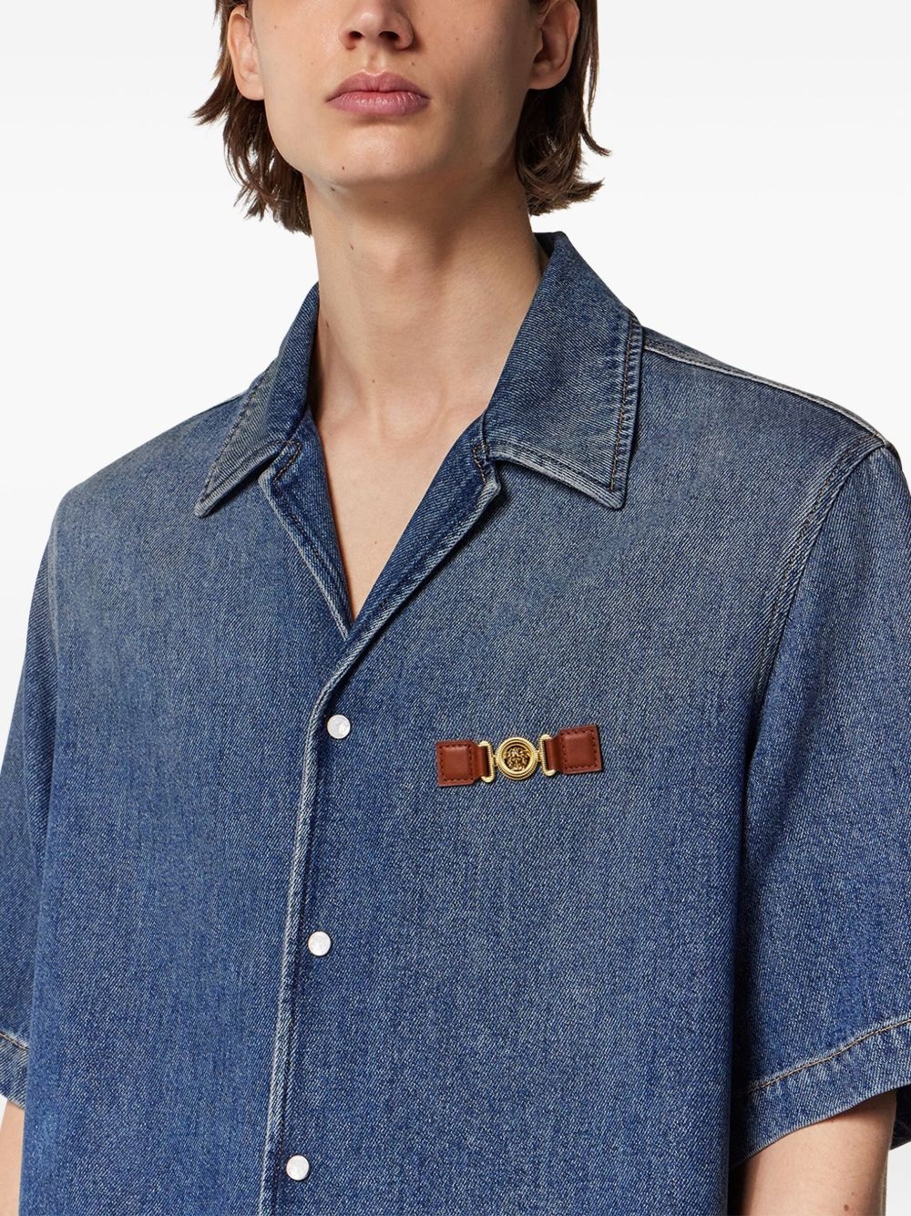 Medusa Biggie denim shirt - 5