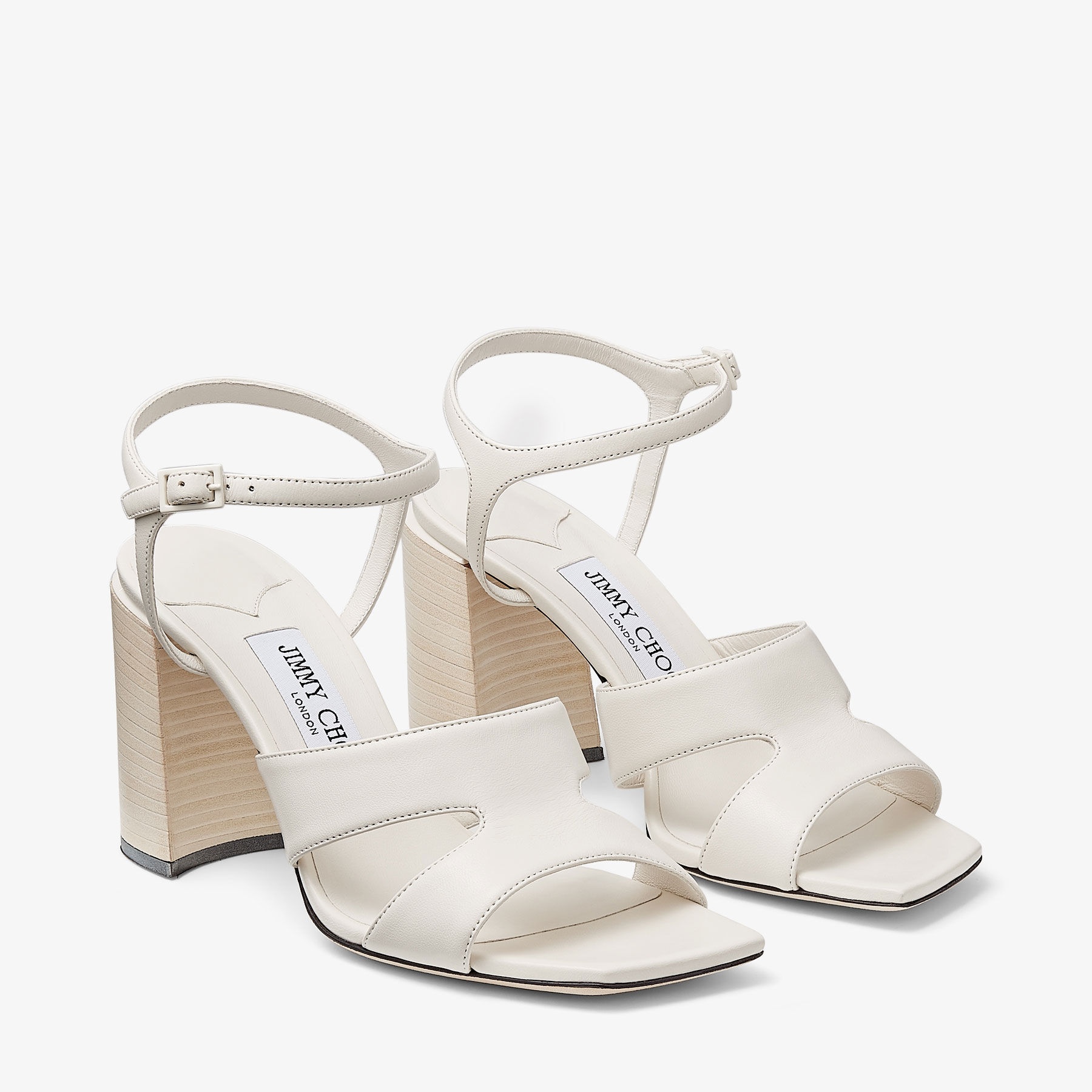 Ellison 85
Latte Nappa Leather Sandals - 2