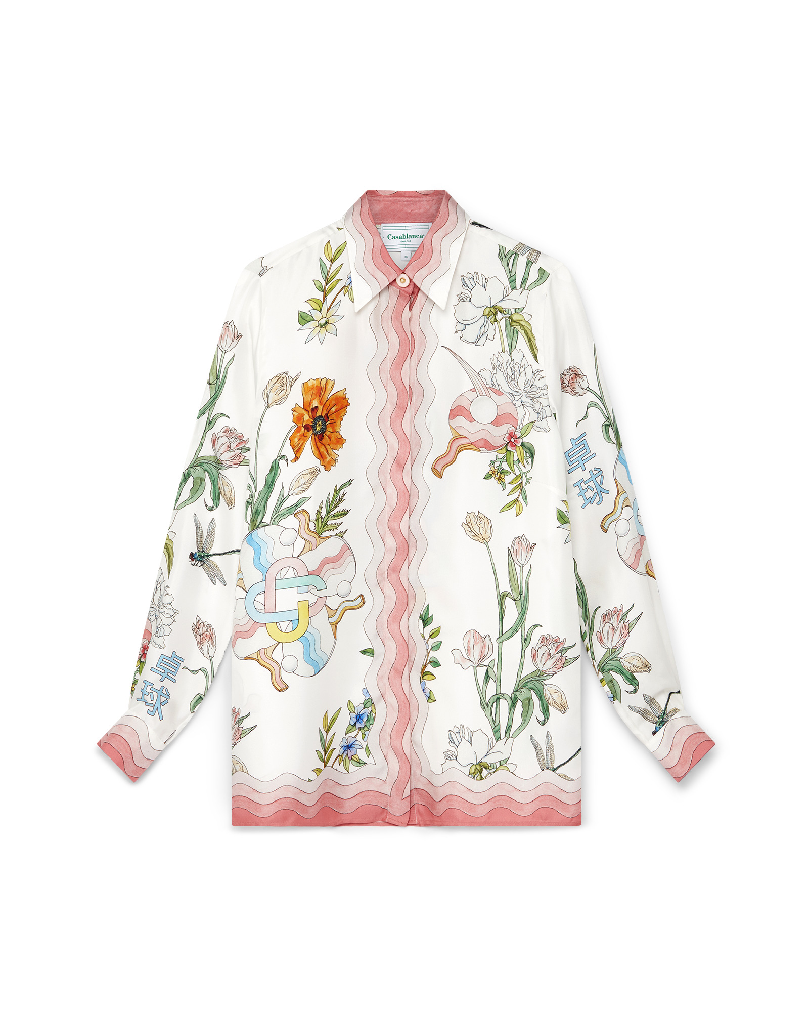 Ping Pong Fleurie Jour Silk Shirt - 1