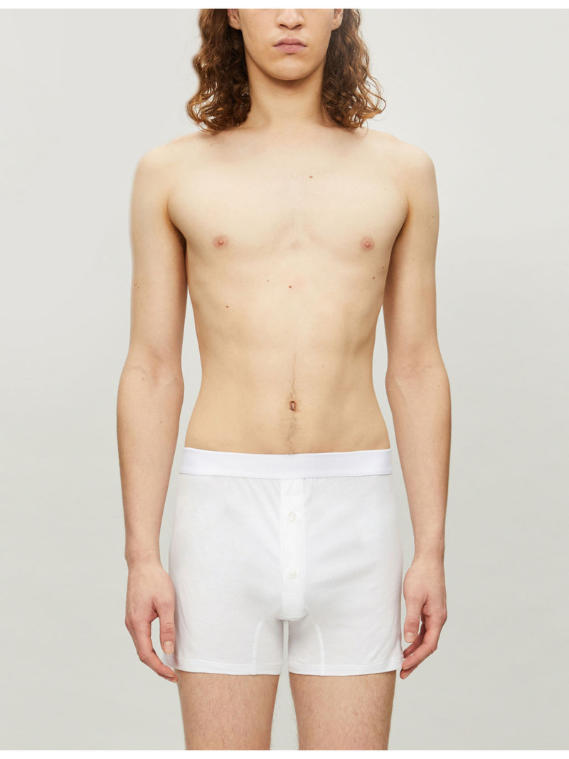 Sunspel Superfine two–button boxer shorts outlook