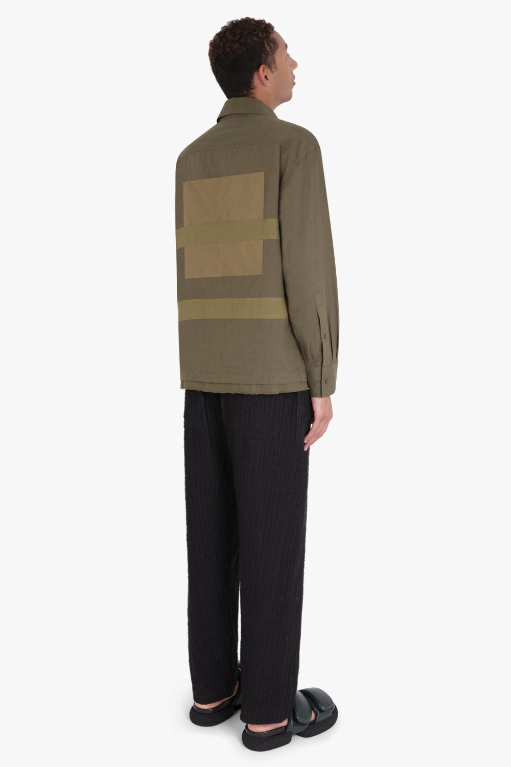 HARNESS SHIRT | OLIVE/LIGHT OLIVE - 4