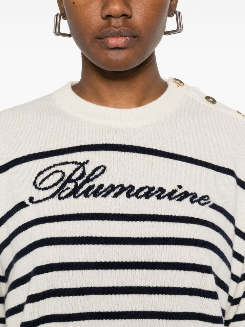 striped sweater - 5