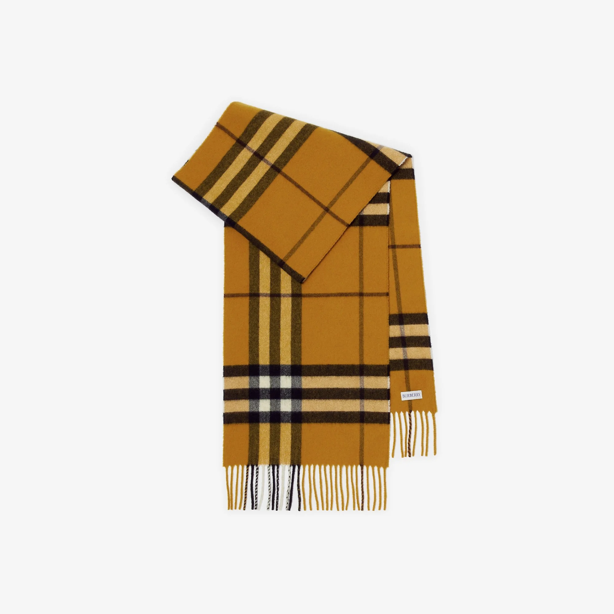 Check Cashmere Scarf - 1