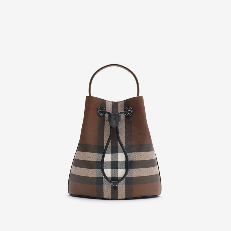 Small Check Bucket Bag 1