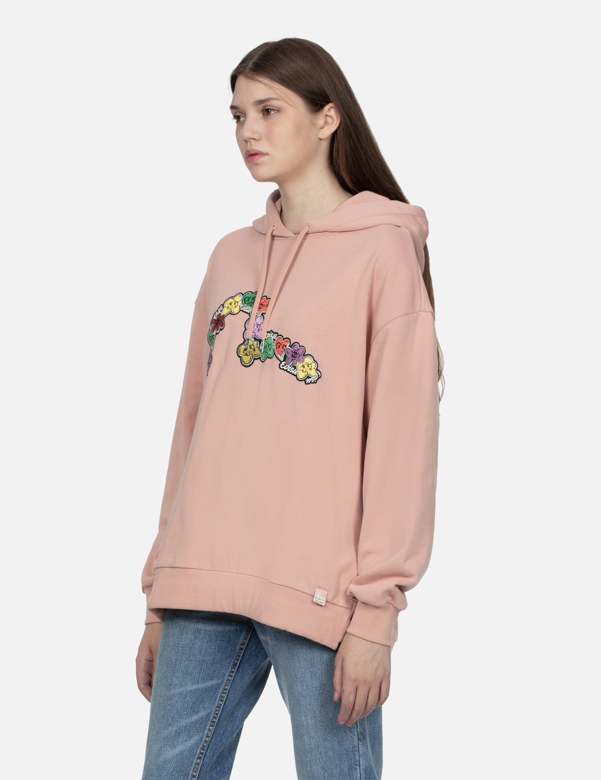 DARUMA FLORAL SEAGULL PRINT OVERSIZED SWEATSHIRT - 7