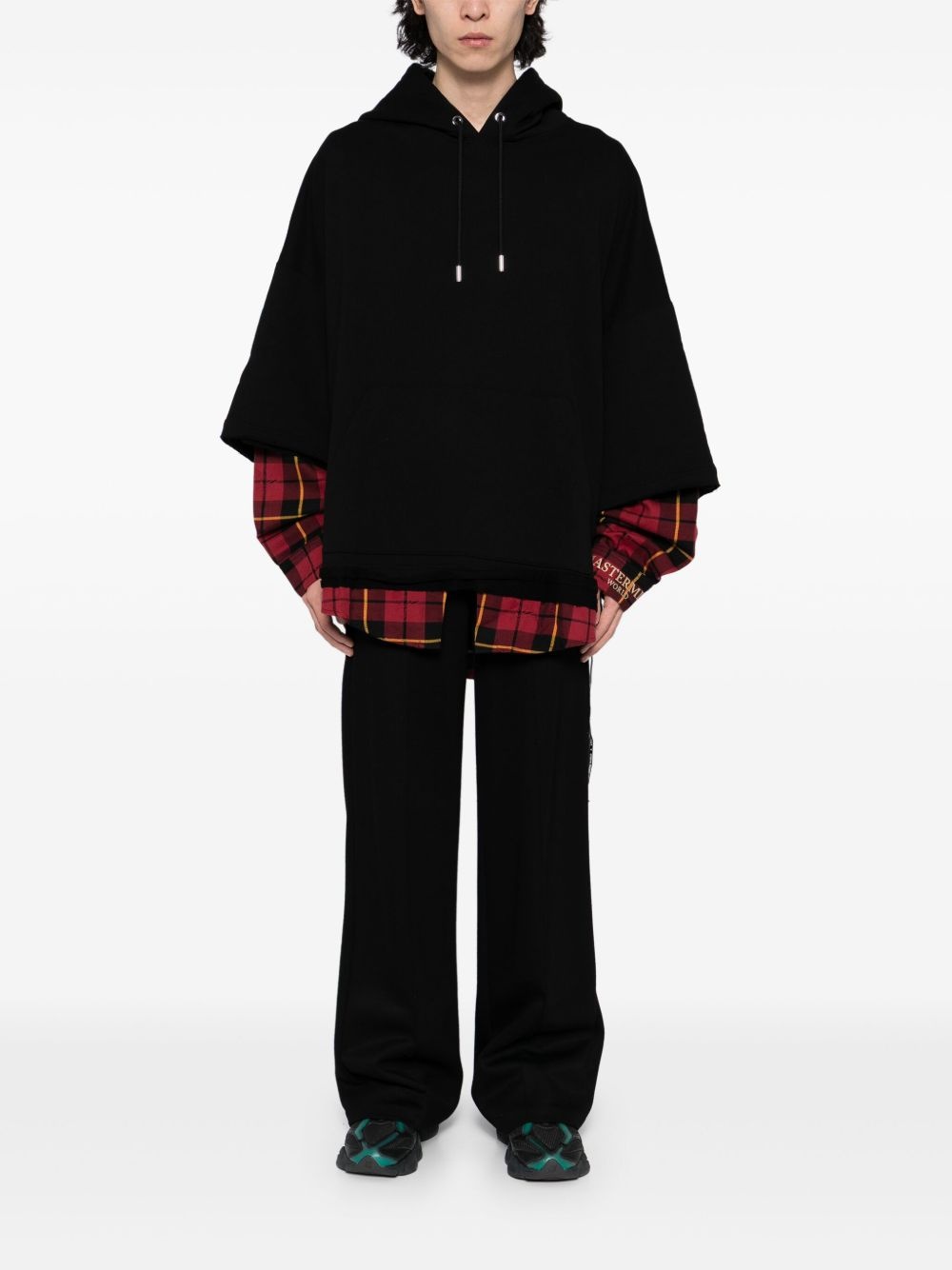 logo-embroidered hoodie - 2