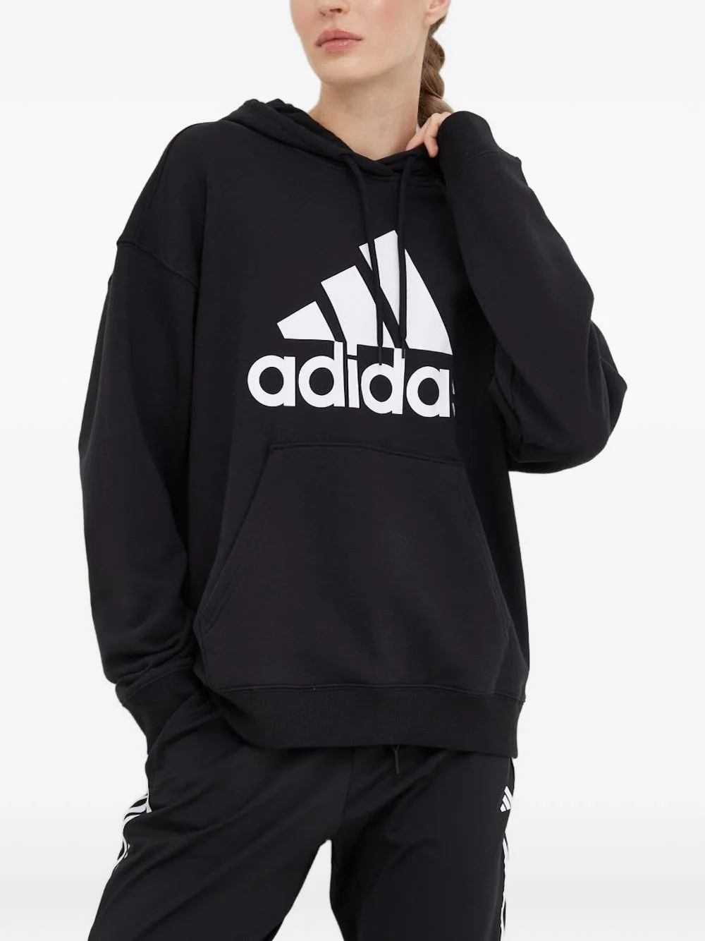 Essentials Big Logo oversized French terry hoodie - 1