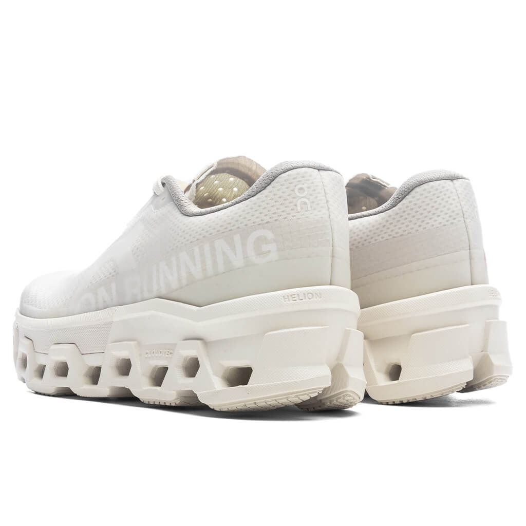 ON X INVINCIBLE WOMEN'S CLOUDMONSTER 2 - IVORY/WHITE - 3