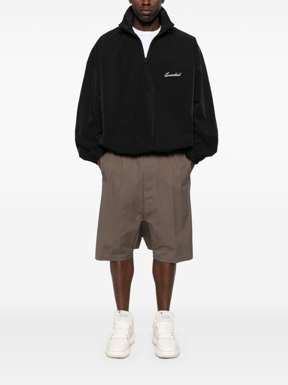 logo-embroidered jacket - 2