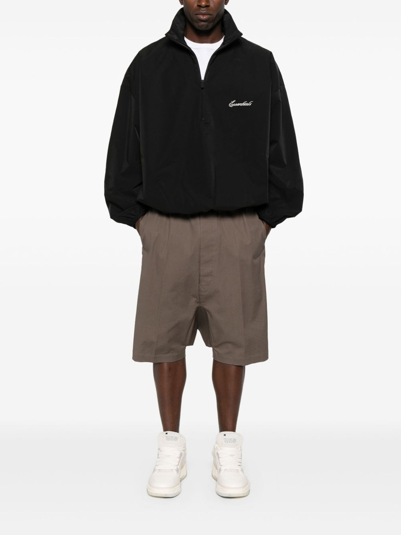 ESSENTIALS logo-embroidered jacket outlook