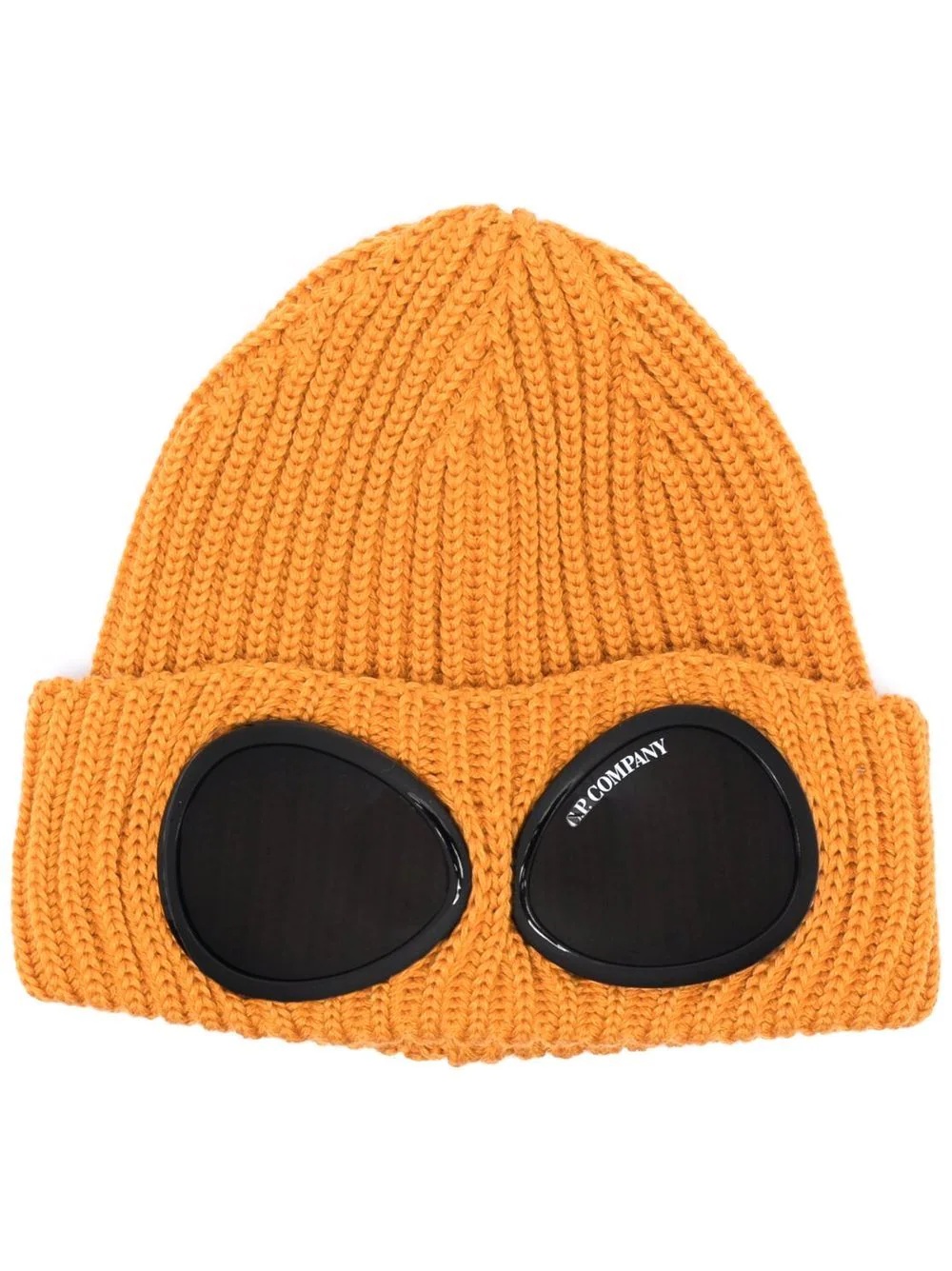 Goggle ribbed-knit beanie - 1