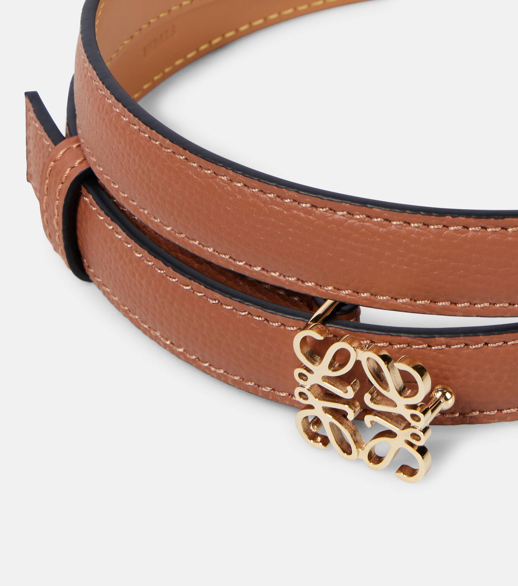Anagram leather belt - 3