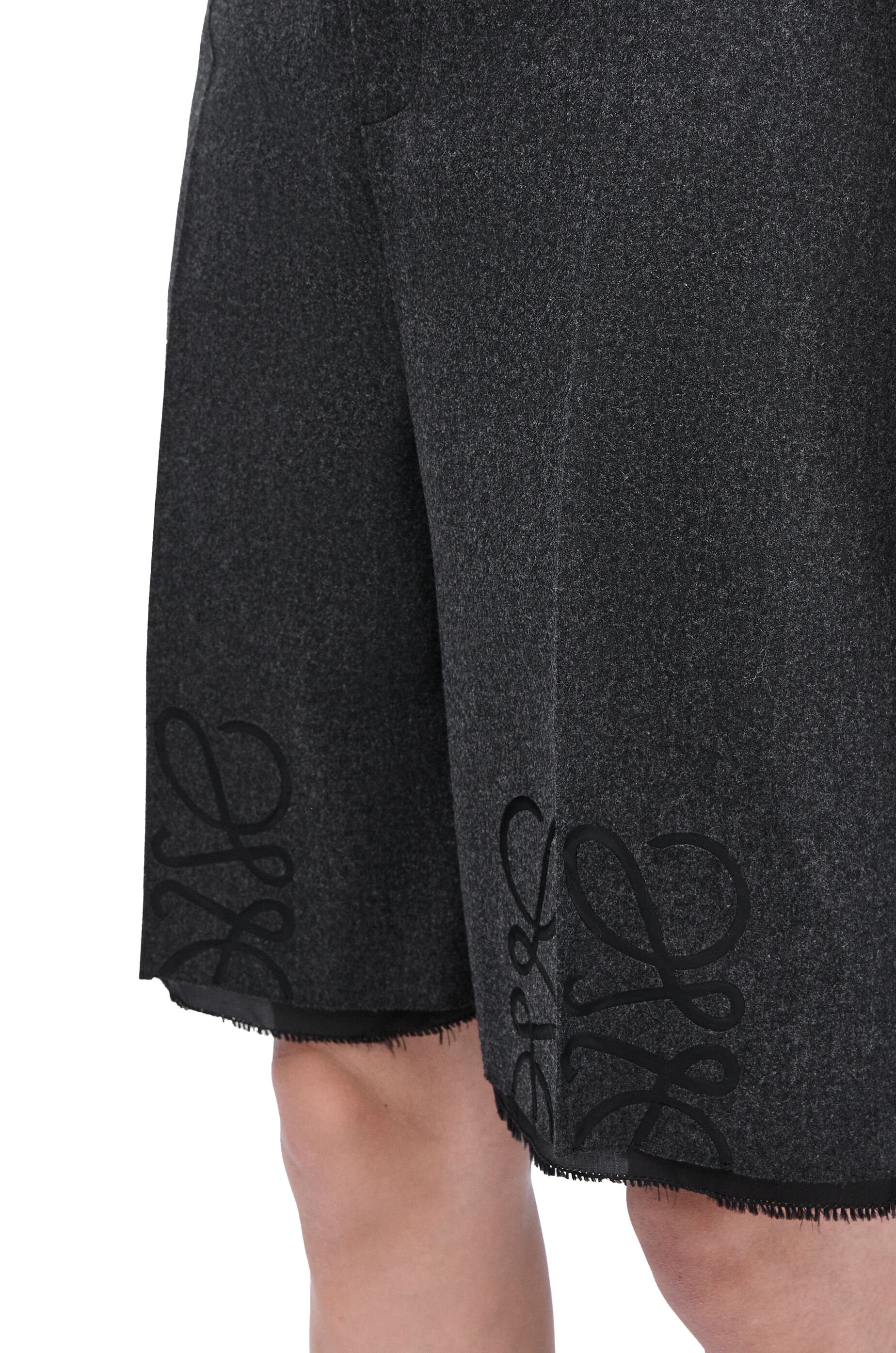 Anagram shorts in wool and cashmere - 5