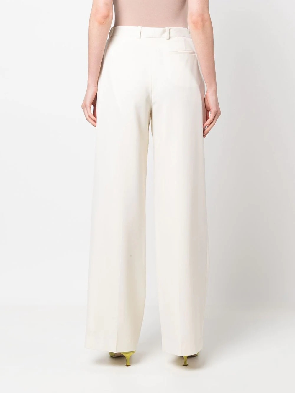 flared wide-leg trousers - 4