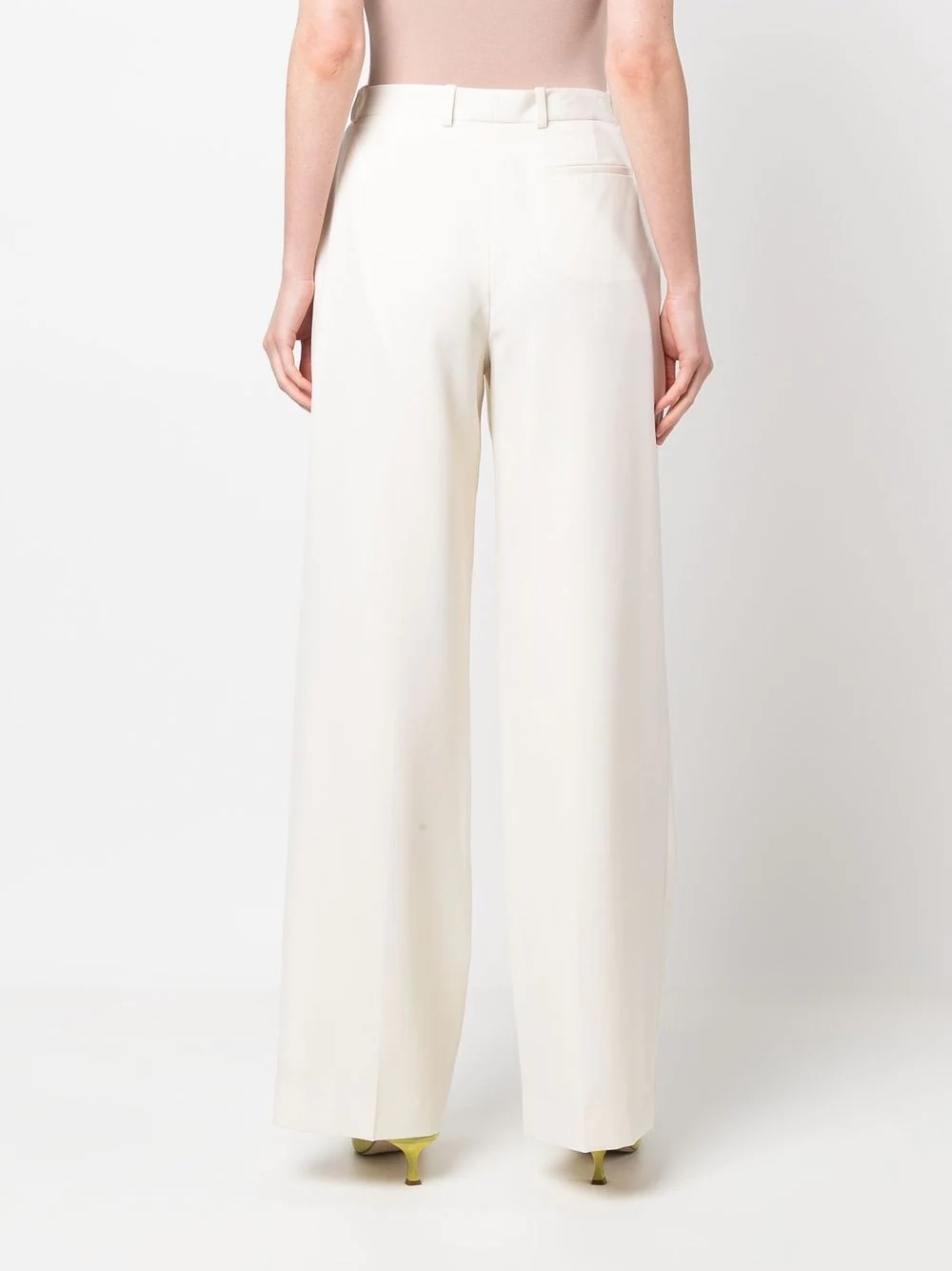flared wide-leg trousers - 5