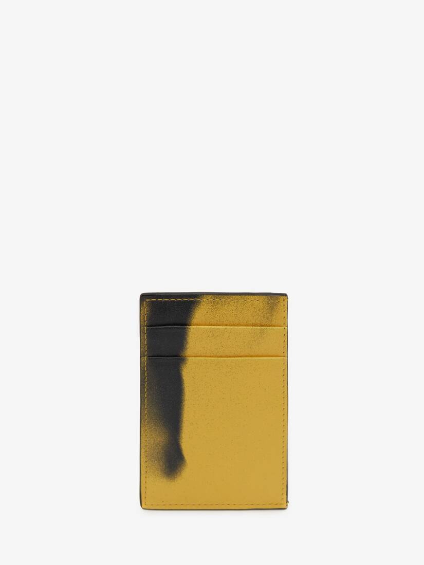 Men's Silhouette Card Holder in Pop Yellow/black - 3