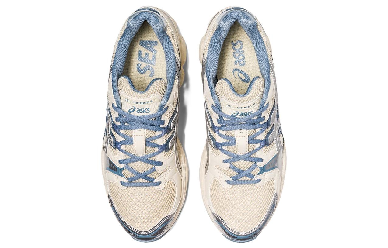 ニンバス Ascis Nimbus 10.1 Gel Sneaker, Green, Silver and Black - E