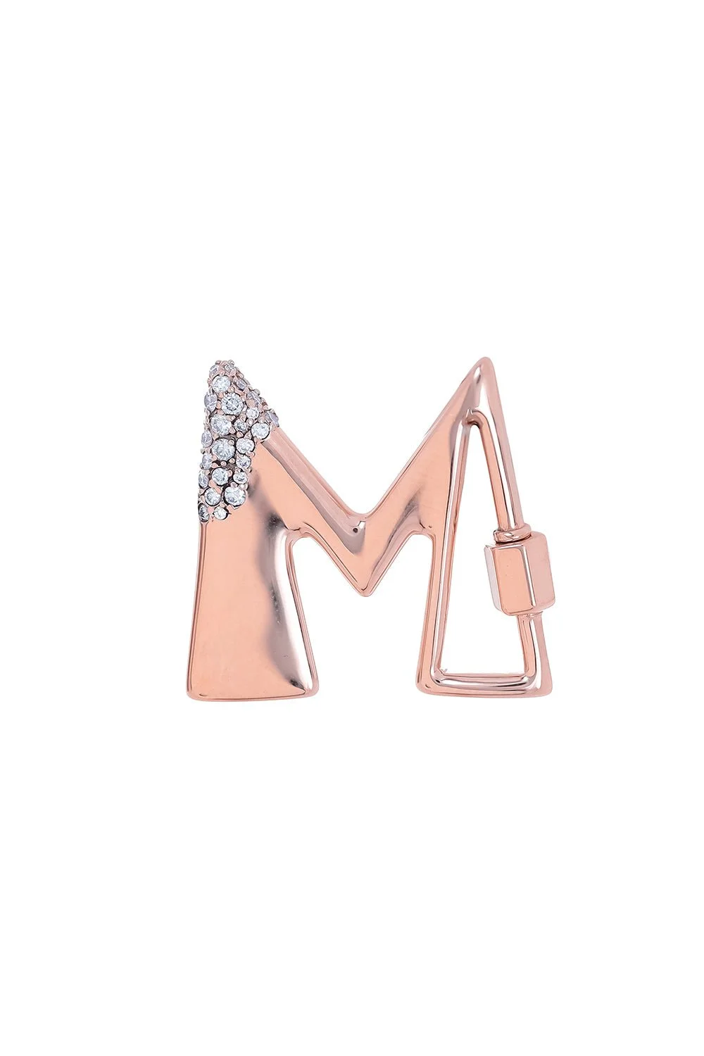 Diamond M Pendant - 1